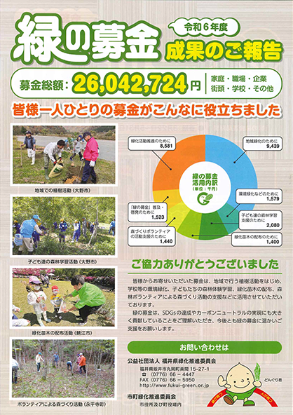 緑の募金 令和7年度